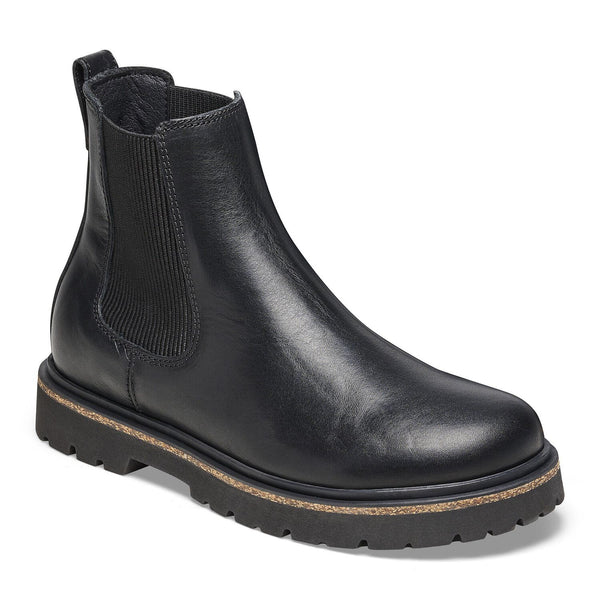 Highwood Slip On Black Leather Boots