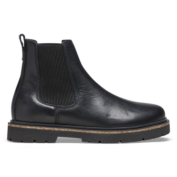 Highwood Slip On Black Leather Boots