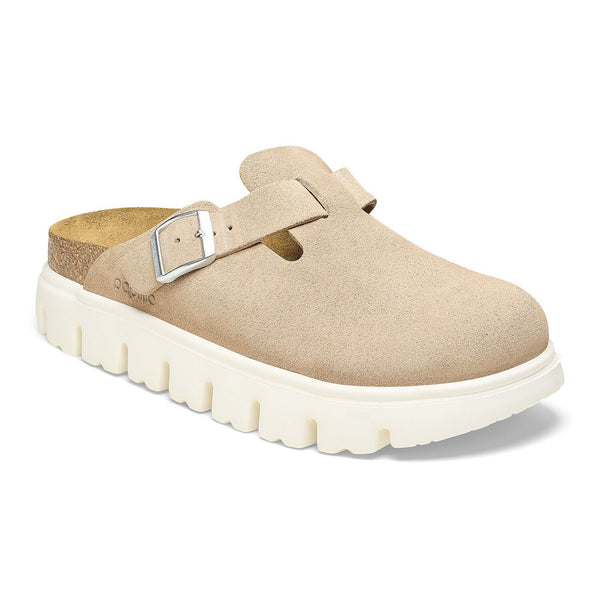 Women's Boston  Chunky Suede Leather