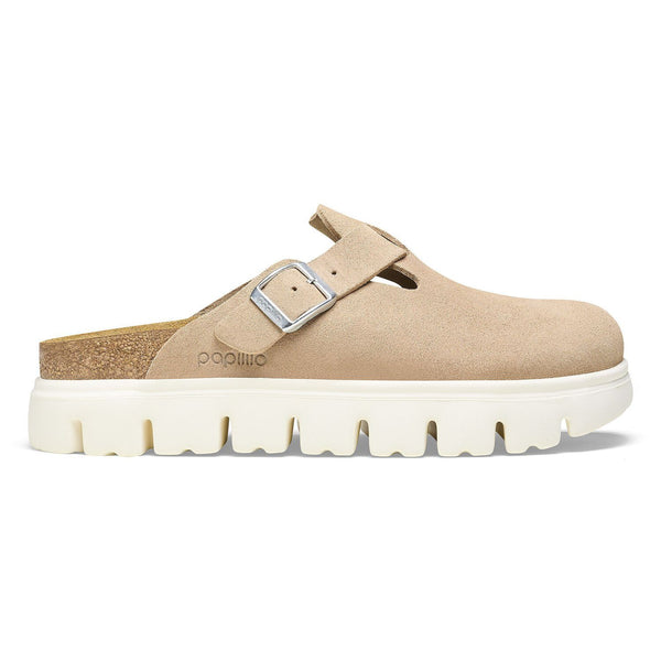 Women's Boston  Chunky Suede Leather