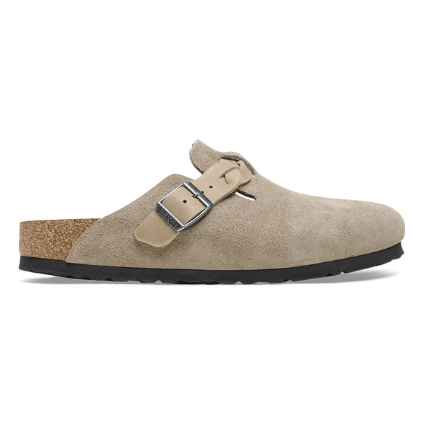 Women's Boston Braided Taupe Suede