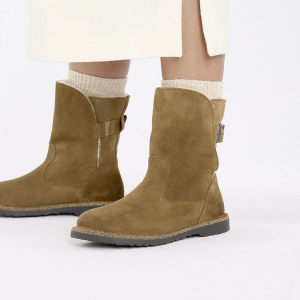 Uppsala Dark Tea Suede Boots