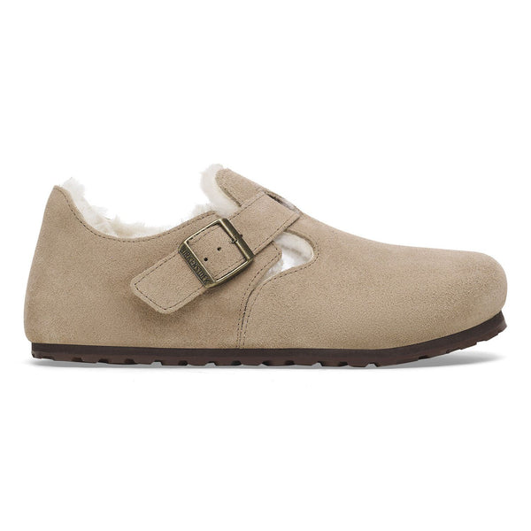 Women's London Shearling Taupe Suede