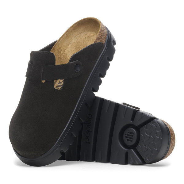 Women's Boston Black Chunky Suede