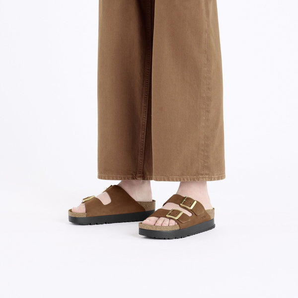 Arizona Flex Platform Dark Tea Nubuck