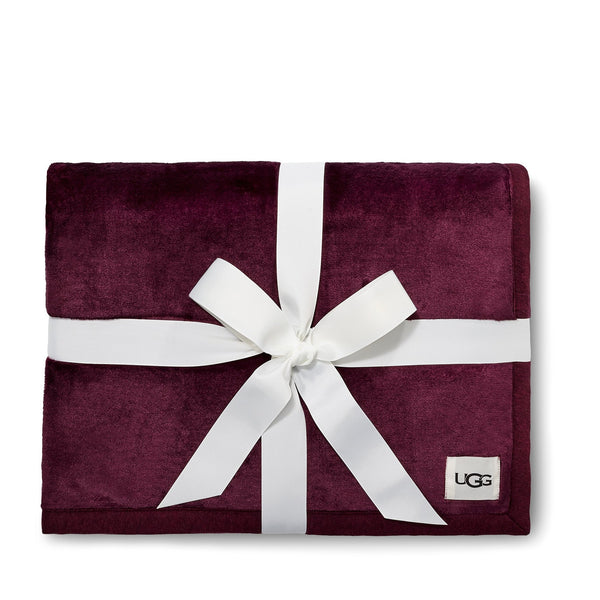 UGG® Duffield Throw II Port Heather