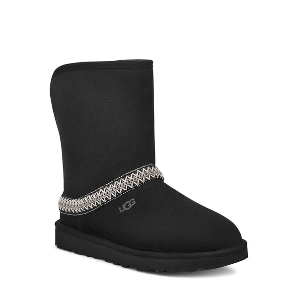 UGG® Classic Short Crescent Black