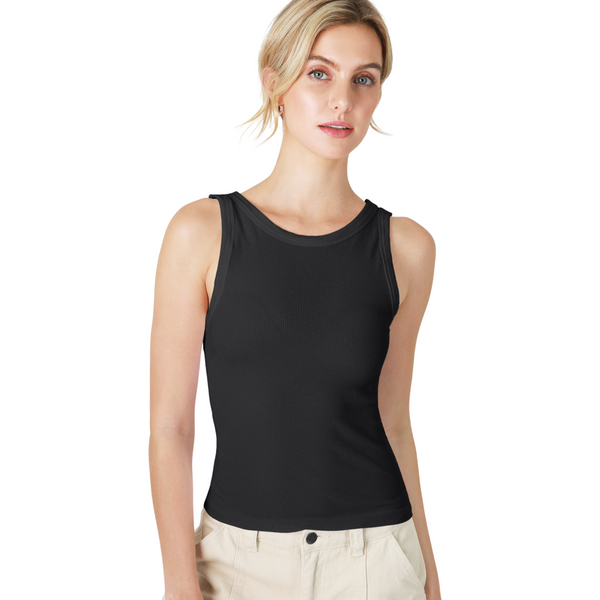 Reversible Ribbed Tank Top