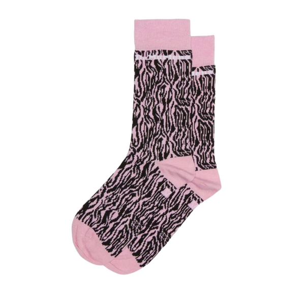 Jacquard Zebra Sock