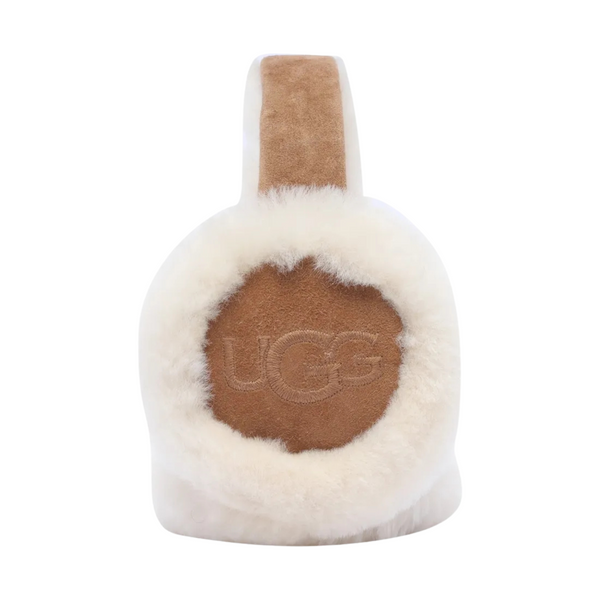 UGG® Sheepskin Embroidered Logo Earmuffs