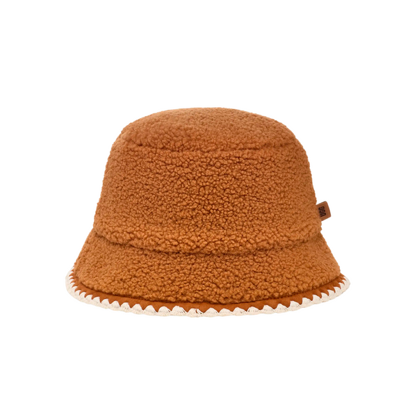 UGG® Scalloped Hat Chestnut