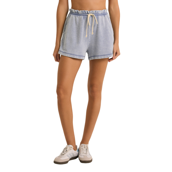 Gael Knit Denim Shorts