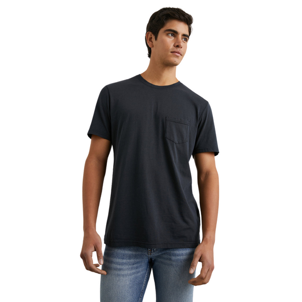 Johnny Pocket Tee Carbon