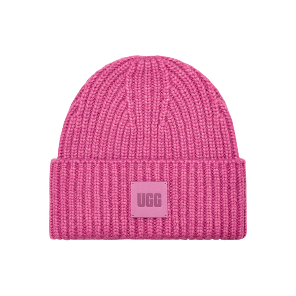 UGG® Chunky Rib Logo Beanie