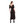 Kara Flutter Sleeve Midi Dress Black