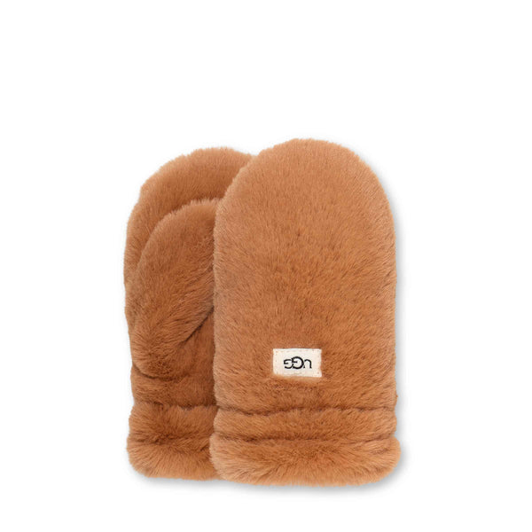 Kid's UGG® Faux Fur Mittens