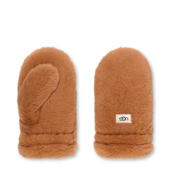 Kid's UGG® Faux Fur Mittens