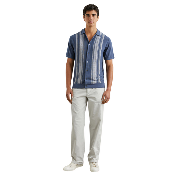 Silas Shirt Marrakesh Blue