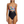 Black Royal Ruched One Piece Swim