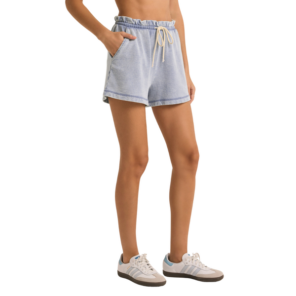 Gael Knit Denim Shorts