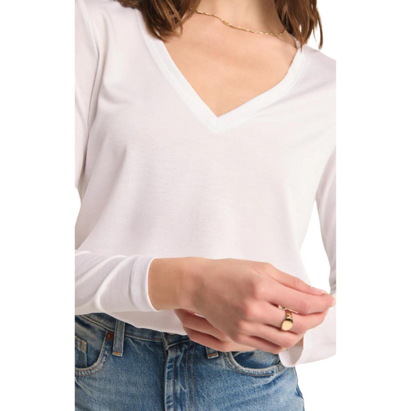 Sammie Smooth Long Sleeve V-Neck