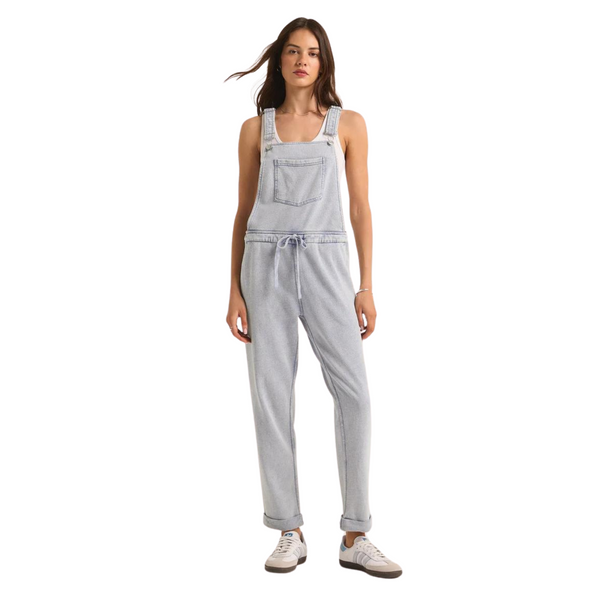 The Knit Denim Overalls