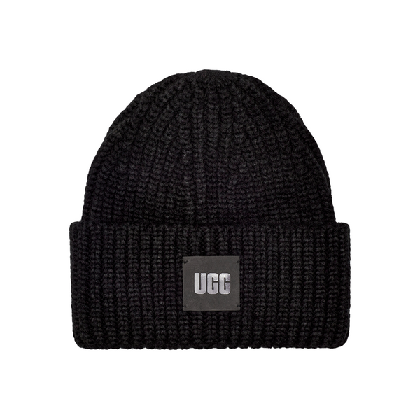 UGG® Chunky Rib Logo Beanie