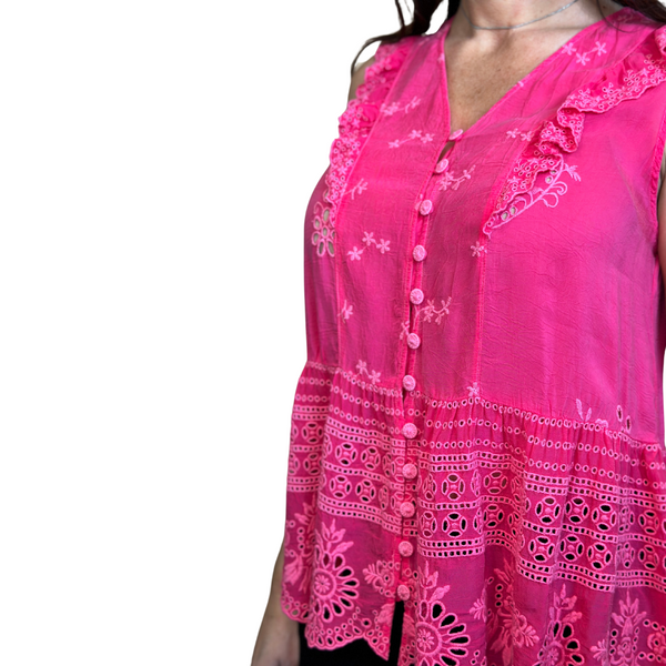 Rodeo Anitta Blouse Ultra Pink