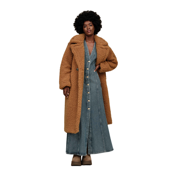 UGG® Gertrude Long Teddy Coat