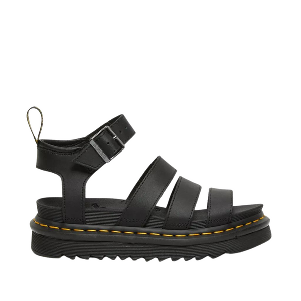 Blaire Black Hydro Leather Sandals