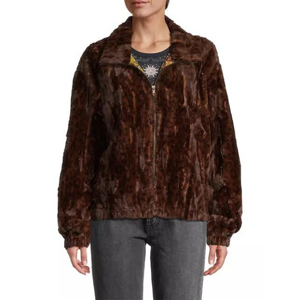 Jaguar Faux Fur Jacket