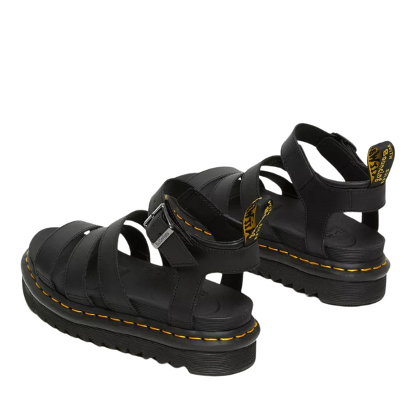 Blaire Black Hydro Leather Sandals