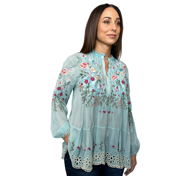 Auroria Embroidered Blouse