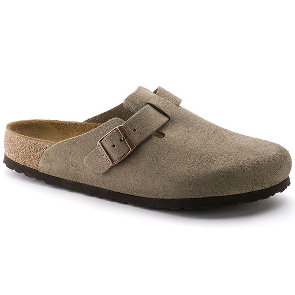 Men's Boston Taupe Suede