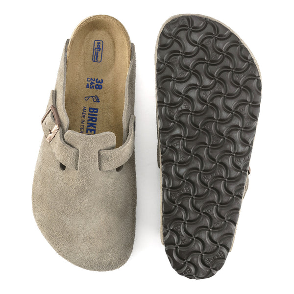 Men's Boston Taupe Suede