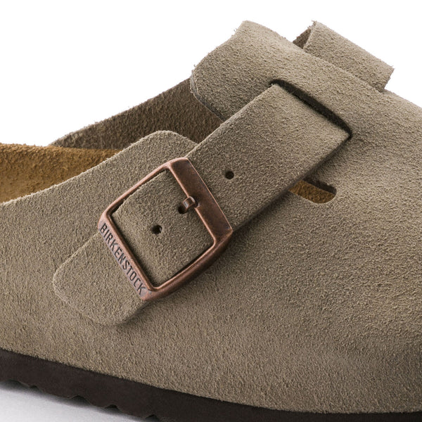 Men's Boston Taupe Suede