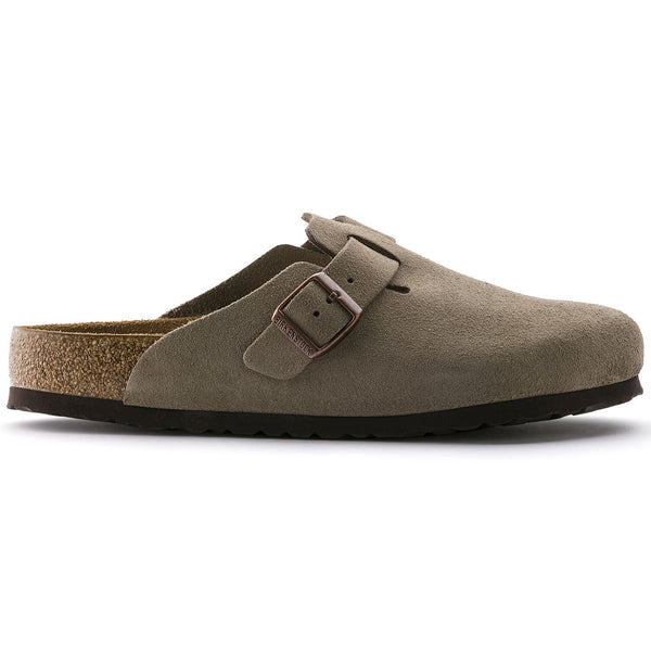 Men's Boston Taupe Suede