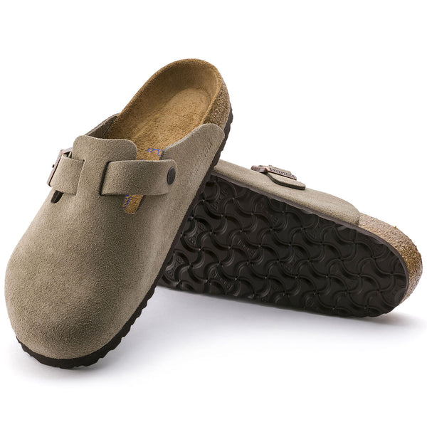 Men's Boston Taupe Suede