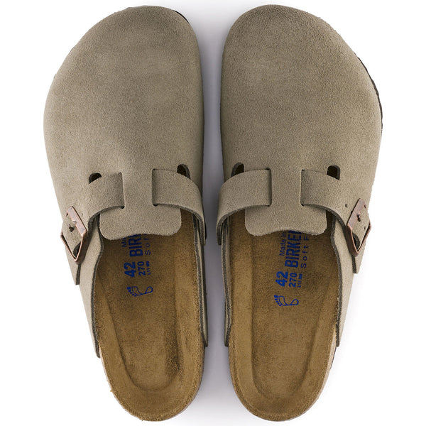 Men's Boston Taupe Suede