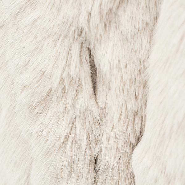 Katie Sand Pelted Long Fur Coat