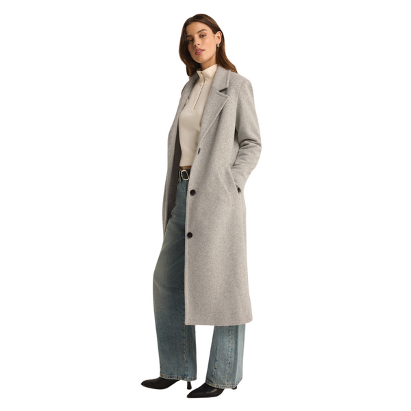 Conway Plush Coat Classic Grey