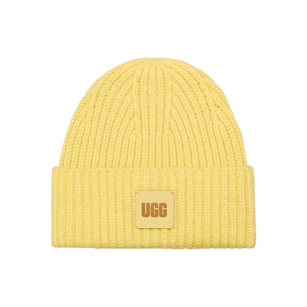 UGG® Chunky Rib Logo Beanie