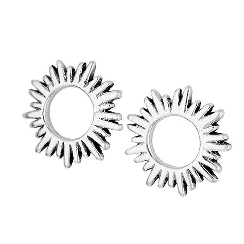 Bursting Ring Stud Earrings