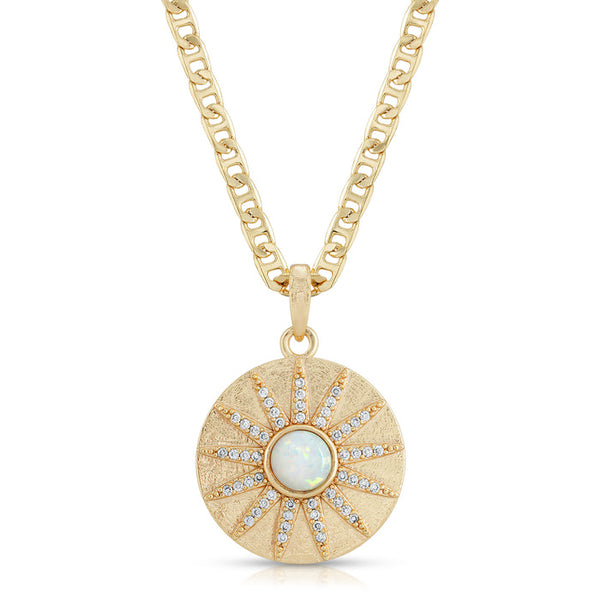 Stargazer Necklace Opal