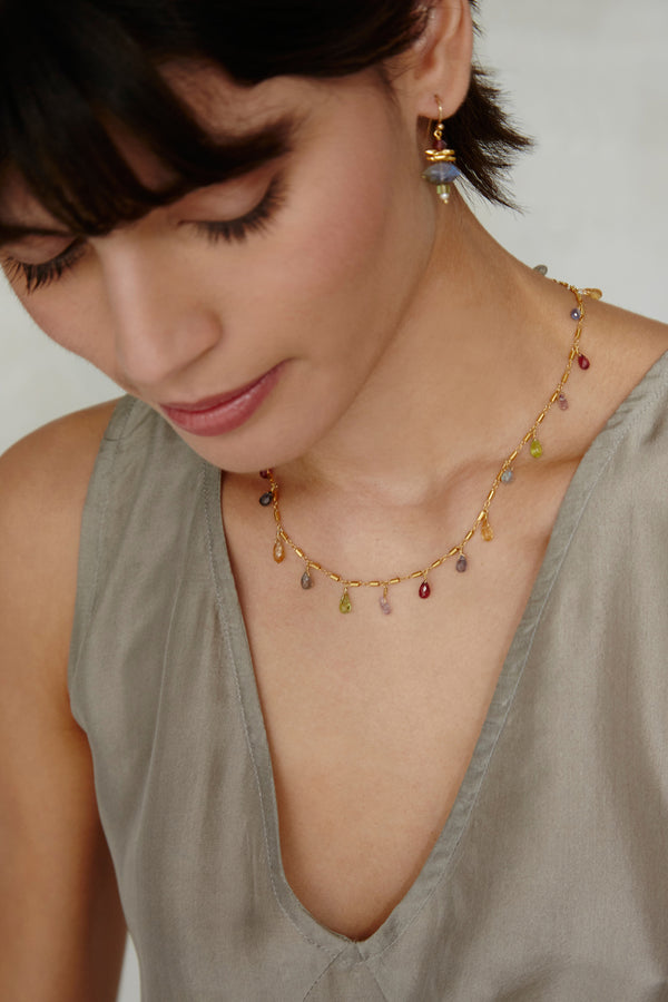 Bala Necklace Multi Stone