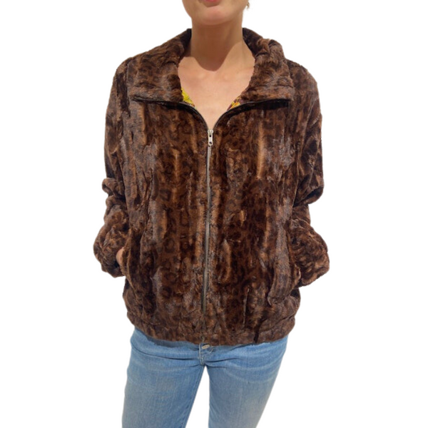 Jaguar Faux Fur Jacket