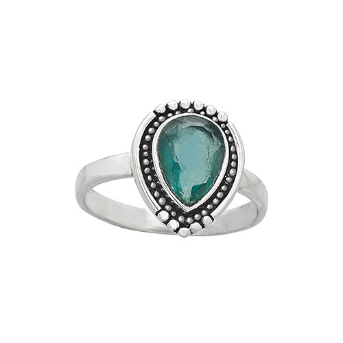 Apatite Teardrop Ring