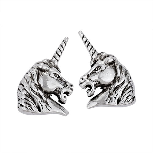 Unicorn Profile Stud Earring