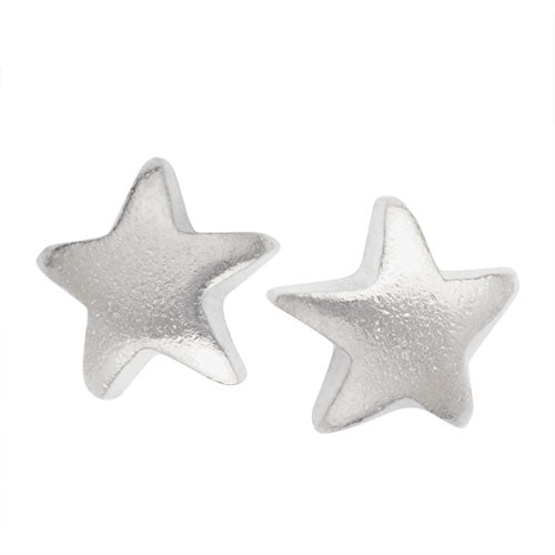 Puffy Star Stud Earrings