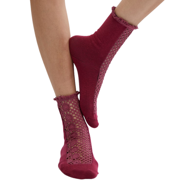 Rubies Crochet Socks